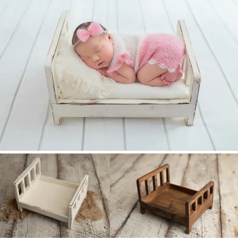 Vintage Posing Bed (2 Colors) - Newborn Photography Props
